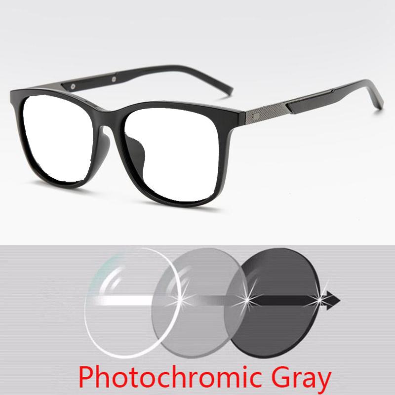 Anti-glare Short-sight Lens Square Men Sunglasses TR90 Driver Diopter Sun Eyeglasses For Women 0 -0.5 -0.75 To -6.0