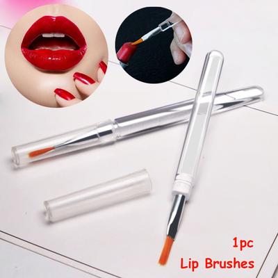 Beauty Makeup Tool Portable Flexible Lipstick  Lip Brushes Applicator