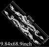 2 Stück Karosserie Seitenaufkleber Wohnmobil Aufkleber Einfache Montage Auto Aufkleber für Panel