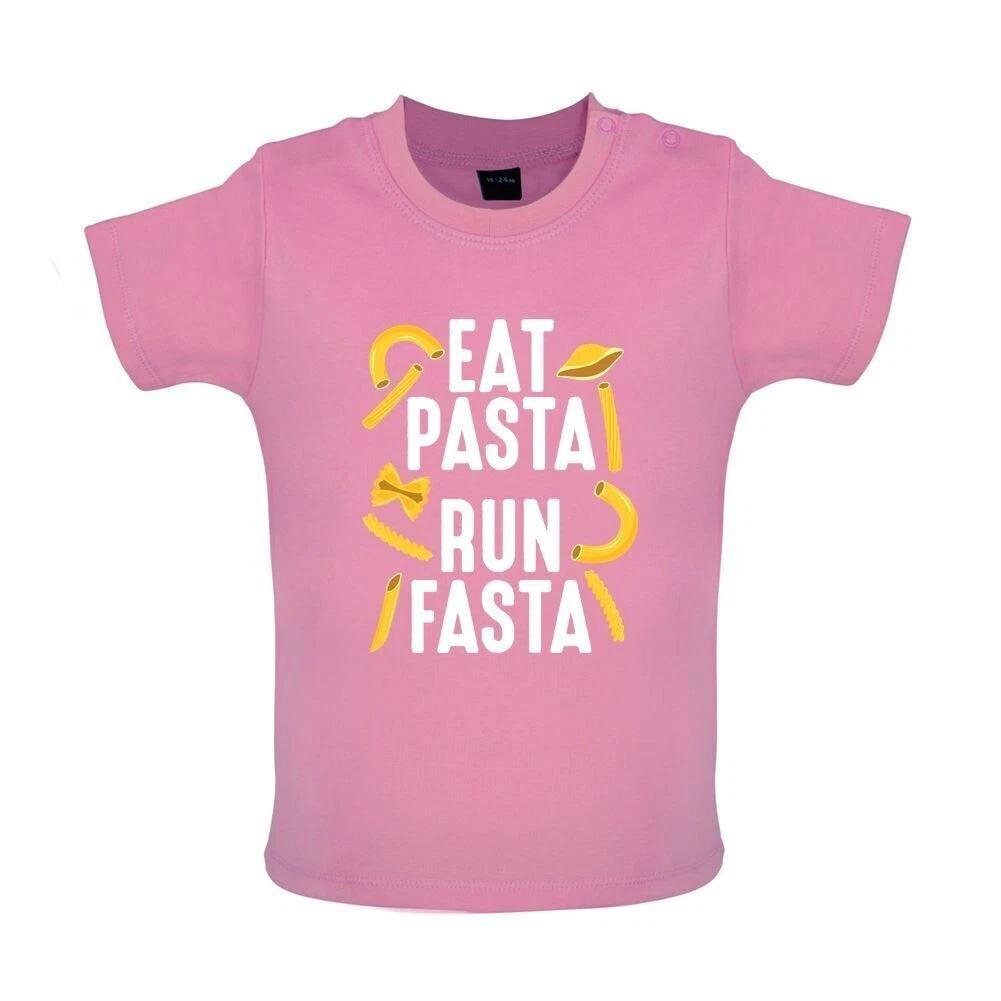 Eat Pasta, Run Fasta - Kids T-Shirt / Bodysuit - Love Italian 5K 10K 160