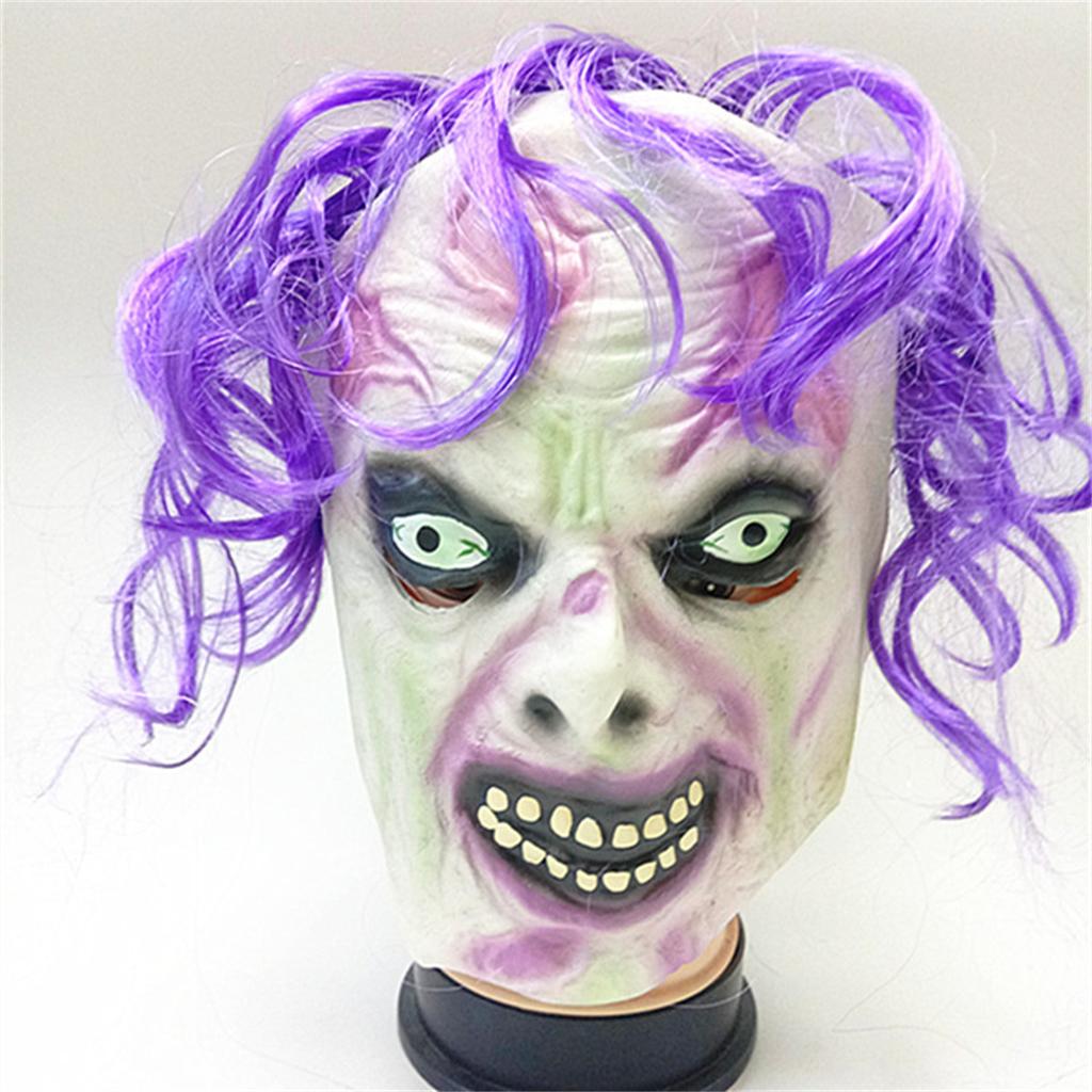 Scary Disgusting Rotten Face Zombie Horror Rotten Zombie Mask Halloween Haunted House Mask Walking Dead Head Cover