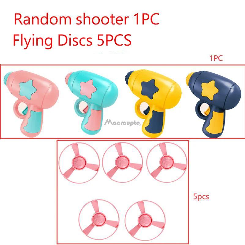 Funny Cat Toy Interactive Launch Pet Training Toy For Kitten Mini Flying Disc Shooting Gun Chasing Games Cat Toys Pet Supplies