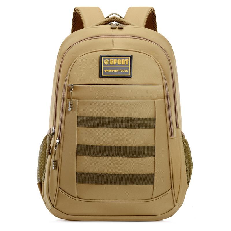 

Outdoor Pattern Striped Large Capacity Backpack Oxford Cloth Neutral Breathable хакі