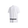Adidas Ribbed Crew Neck Solid Short Sleeve T-Shirt Men Tops White GF4022