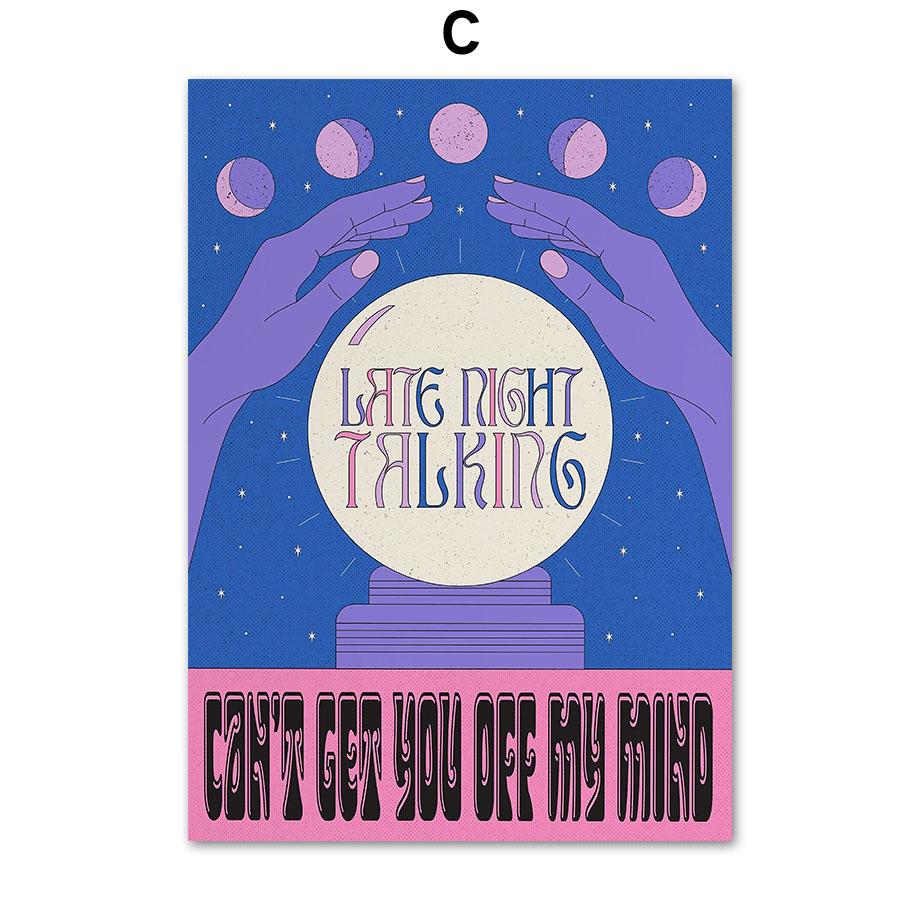 Sun Rainbow Butterfly Car Flower Bird Abstract Poster Print Wall Art Canvas Painting for Living Room Bedroom Modern Home Decor