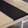 Dining Table Kitchen Table Modern Design with Large Top 2-4 People In Wood Dim. 120L X 69W X 75H Cm