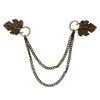 Fashionable Chain Brooch Trendy Chest Jewelry Gift With European Pattern For Shawl And Clothing Accessories