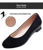 Women's Plain Fashion High Heels: Comfortable Soft Sole Cloth Business Shoes