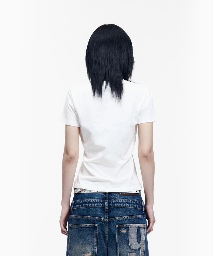 AAKAM Trinity Cross Half Top (White)