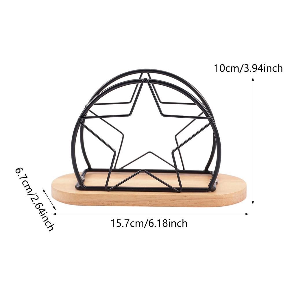 Napkin Holder with Metal Wire Napkin Storage Box for Countertop Home Kitchen