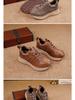 Guangzhou Huigu 2025 Autumn/Winter Women's Retro Thick Sole Cowhide Sports Shoes