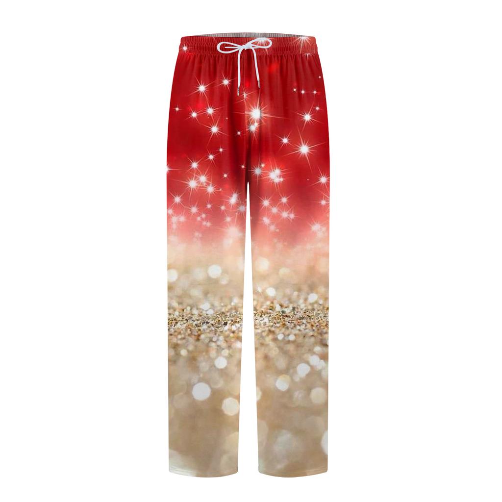 Weiche Pyjamahose für Herren mit Kordelzug und Taschen, lässige Sporthose