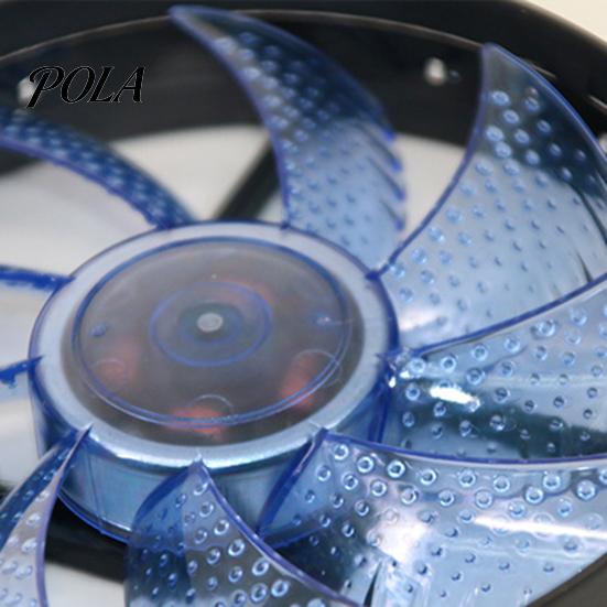 Case Fan 15 LED Lights Hydraulic Bearing Long Service Computer Life Silent 3Pin 4Pin