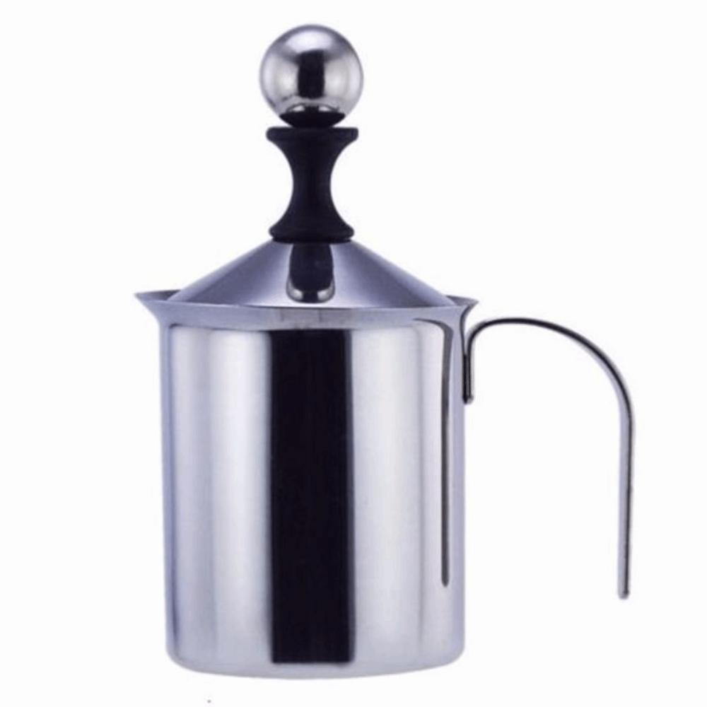 

Ручной дизайн Вспениватель молока из нержавеющей стали Двойная сетка Вспениватель в японском стиле Приготовление кофе 201-800CC