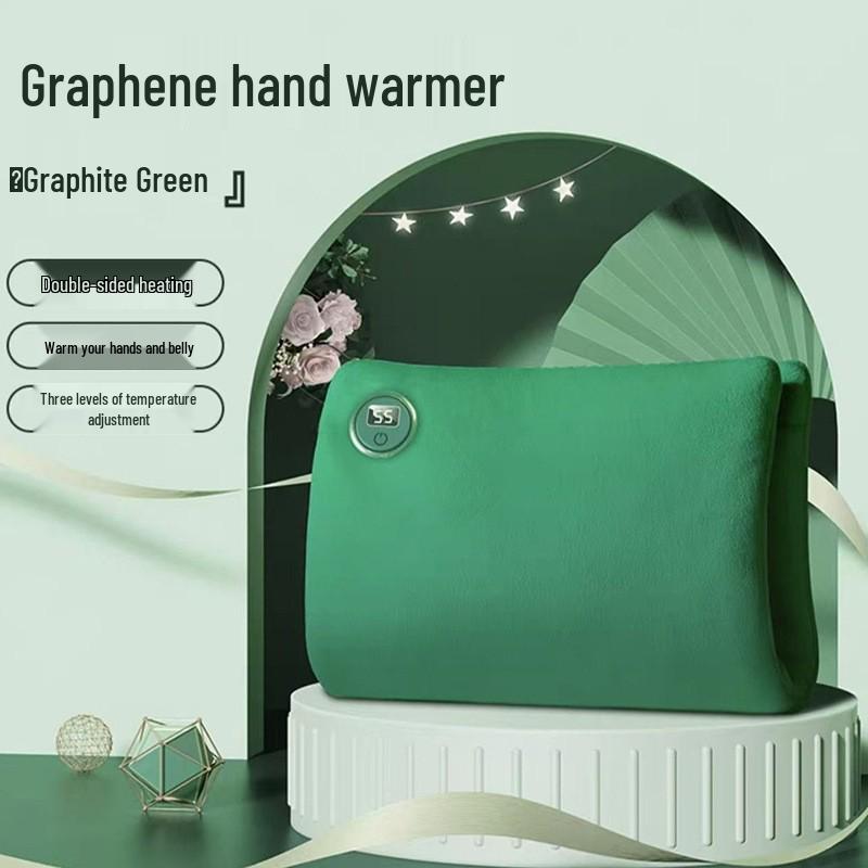 Portable Rechargeable Graphene USB Electric Hand Warmer Bag for Dorms Standard (without Power Bank)