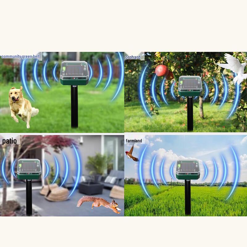 Outdoor Solar Ultrasonic Bird Repellent