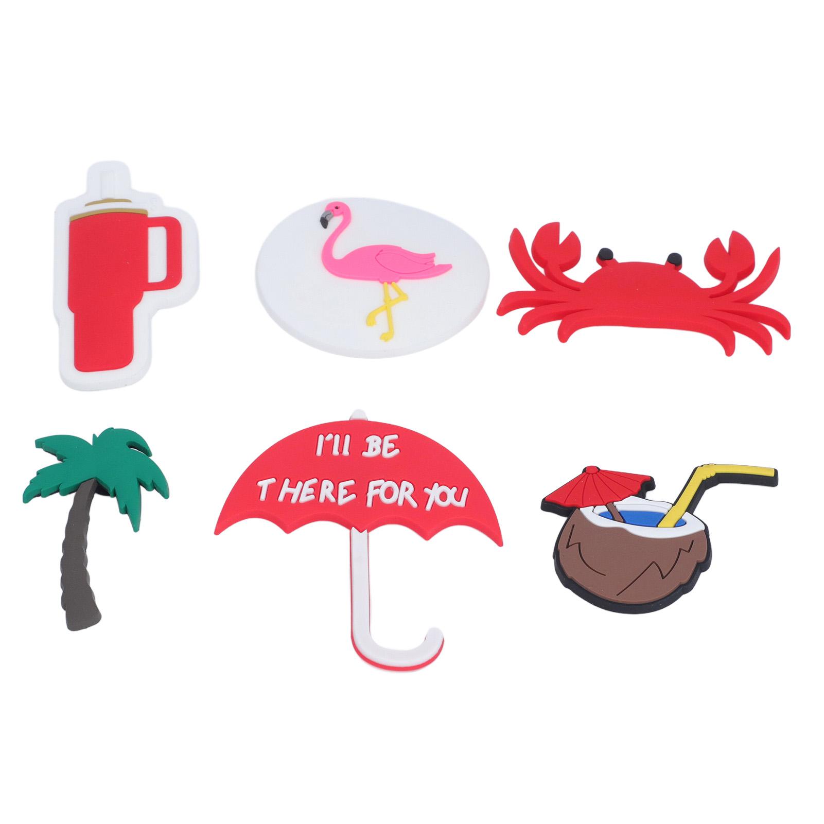 

6 шт. Аксессуары для сумок Украшения Инновационные Изысканные Компактные Силиконовые Вставки Для Украшения Пляжной Сумки