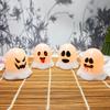 Plastic LED Candle Light Portable Ghost Hanging Ornament Halloween Ghost Lamp  Yard Decor