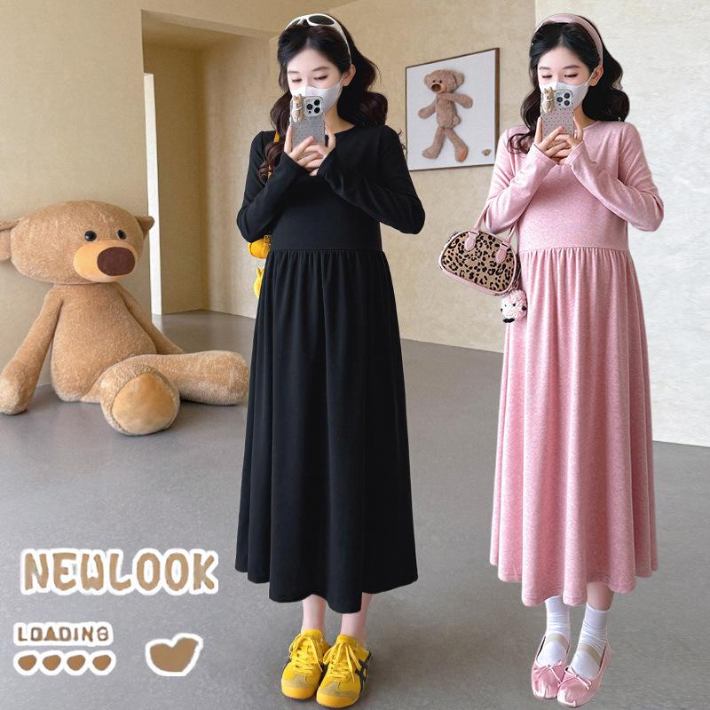 2026 Spring Korean Slimming Versatile Maternity Dress
