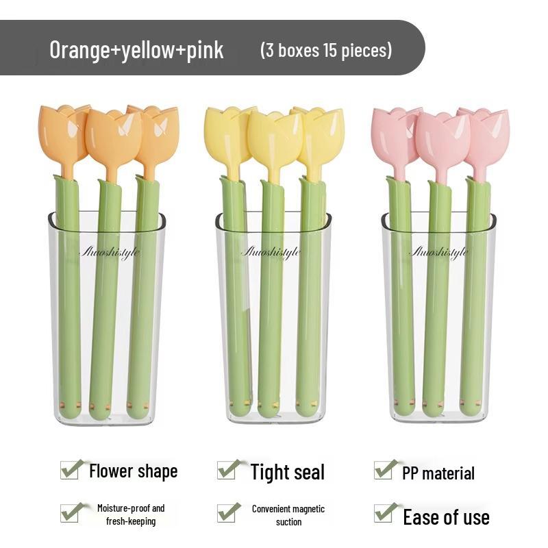 

Tulip Magnetic Food Clips - Newcomer Exclusive: 0.01 Shipping, includes household storage box.