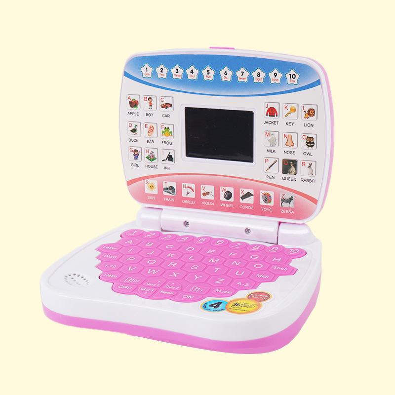 Mini Simulated Laptop Early Education Toy with LED Display and Music