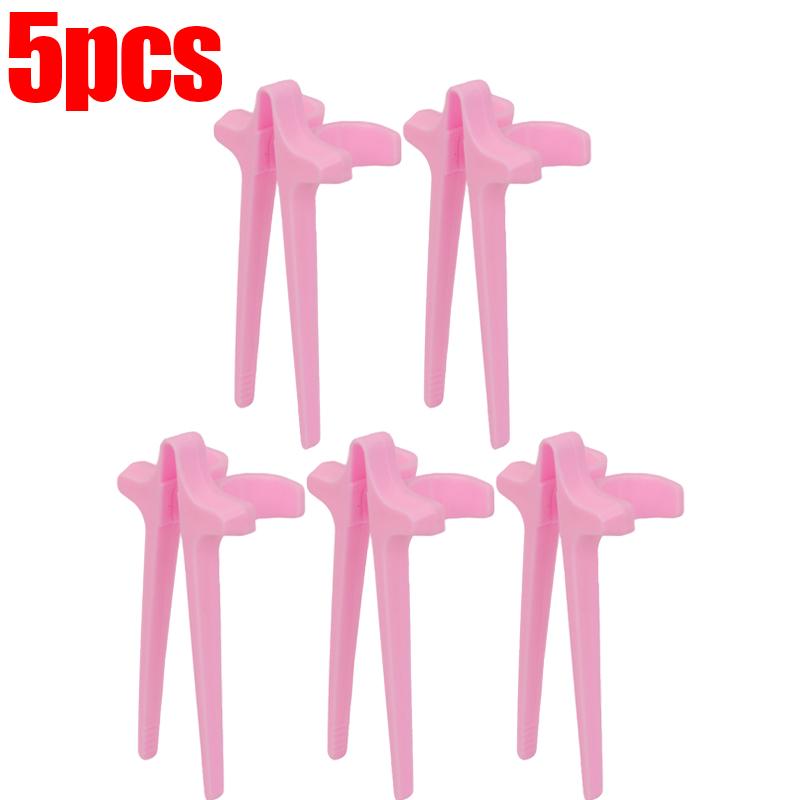 1/10pcs Plastic Finger Snack Clip for Games Player Snack Chopstick Holder Funny Chopsticks Gamer Clips Reusable Lazy Artifact