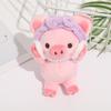 Süßes Cartoon-Gesichtswasch-Schwein Plüschtiere Weiche Plüschpuppe Spielzeug Auto Tasche Anhänger Schlüsselanhänger Stofftiere Spielzeug Kinder Mädchen Junge Geschenke