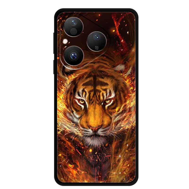 

Back Cover For Huawei Pura 80 Cases Fashion Black Protective TPU Silicone Cover Cases for Huawei Pura 80 Phone Case Shell Pura80 Huawei Pura 80