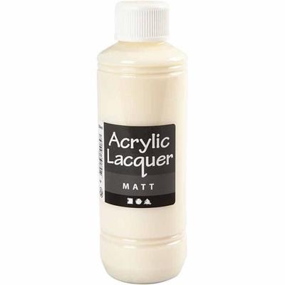 Acrylic Varnish - Matte - 250 Ml - Transparent - Water-resistant - Interior