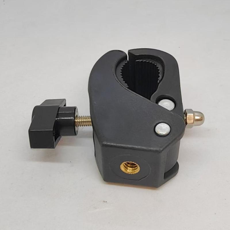 1/4in Thread Handlebar Clamp Mount Base for Bike Motorcycle Phone Mount Holder Claw Clamp Base Universal Phone Holder