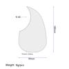 Uniwersalna folkowa gitara akustyczna Pickguard Naklejka ochronna z przecinkiem i wzorem 2-dźwigowym