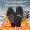Waterproof Rechargeable Usb Heated Gloves with Touchscreen Function for Men