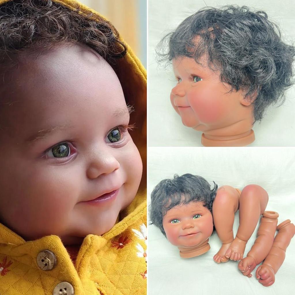 Buy 18-20 Inch Dark Skin Maddie Bebe Reborn Kits Handmade Painted