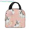 French Bulldogs Dog Insulated Lunch Bag for Women, Men, and Kids, Large and Reusable, Handle, Freezable Work and School Travel