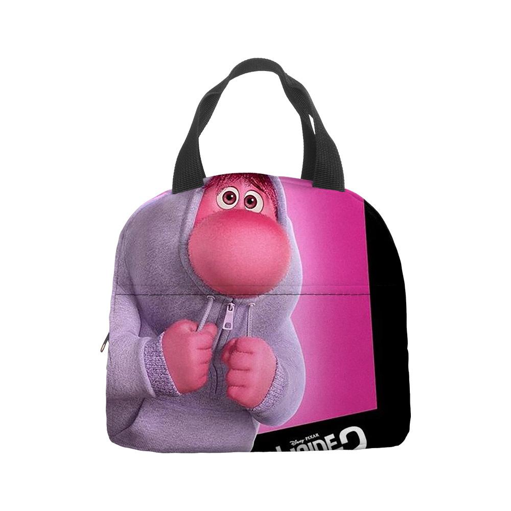 Mind Secret Service 2Inside Out 2 Plush Insulated Lunch Box Bag Portable Foil Ice Bag Picnic Bag