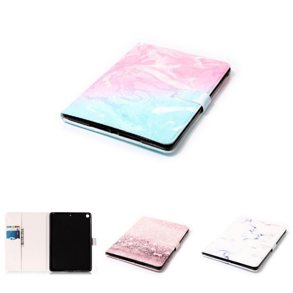 Elegant Marble Pattern Folio Flip Cover For Ipad With Premium Pu Material