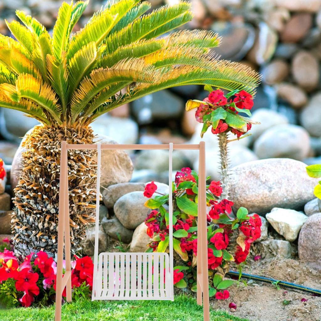 TOYANDONA Mobili in Miniatura per Casa delle Bambole Sedia a Dondolo Modello a Dondolo in PLA Accessorio Gioco Interattivo Decorazione Cortile Casa delle Bambole Il Mio