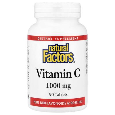 Vitamin C, Plus Bioflavonoids & Rosehips, 90 Tablets