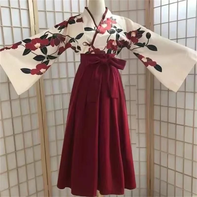 Kimono Ziedu Meitene Japāņu Ziedu Apdruka