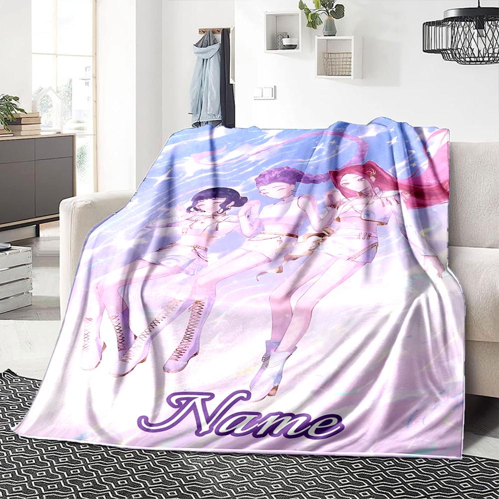 Custom Name "Nighttime Soldier Silhouette" Blanket for Couch & Bed, Plush Cozy Fuzzy Blanket Super Soft & Warm Blankets for Fall and Winter. 0908131