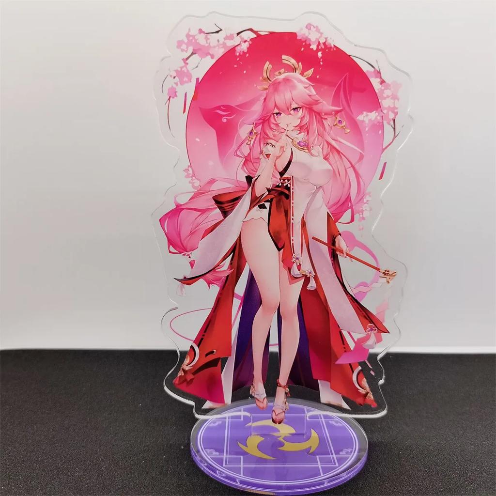 Anime Wanderer Faruzan Cyno Nahida Acrylic Stand Keychain Vertical Creative Desktop Ornament Game Accessories