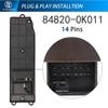 SORGHUM 84820-33170 84820-0K011 Left Right Master Power Window Switch For Toyota Hilux Vigo 2005 Camry Sienna Scion Land Cruiser