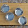 CAMPING MOON Shera Cup 310ml 4-Piece Set with Case S220-4P+B Silver