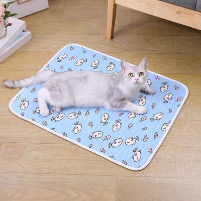 Portable Pet Cooling Pad Cool Mat Dog Beds Sleeping Blanket Breathable Sleeping Kennel Mattress Hot Weather Supplies for Park
