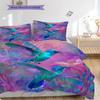Hummingbird Pattern Bedding Quilt Set Quilt Cover Pillowcase Home Decoration Birthday Gift (1 * duvet cover + 2 * pillowcase, without core)