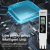 1 Pcs White Digital Water Quality Tester Tds Ec Meter Range 0 To 9990 Multifunctional Water Purity Temperature Temp Ppm Tester