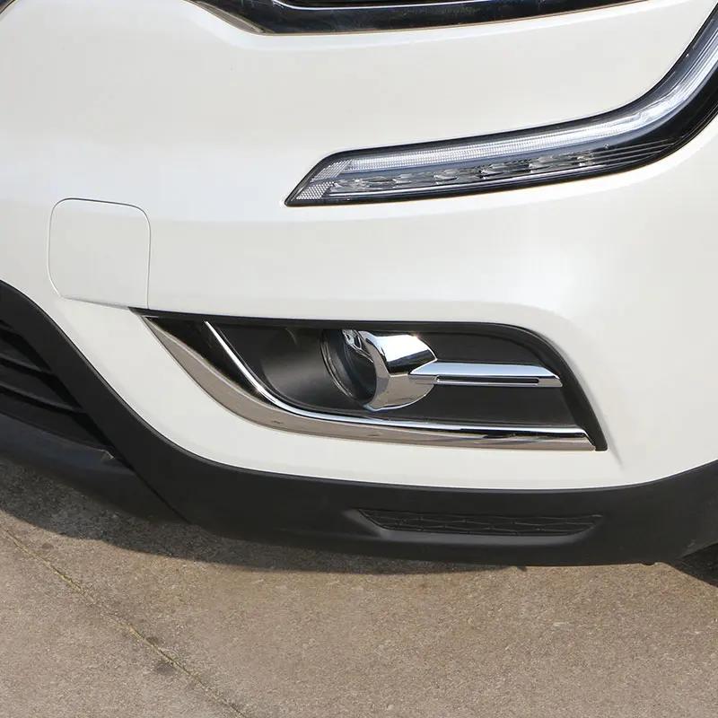 Car Front Fog Light Cover for Renault Koleos MK2 II for Samsung QM6 2017 - 2025 Fog Lamp Trim Sticker Styling Accessories