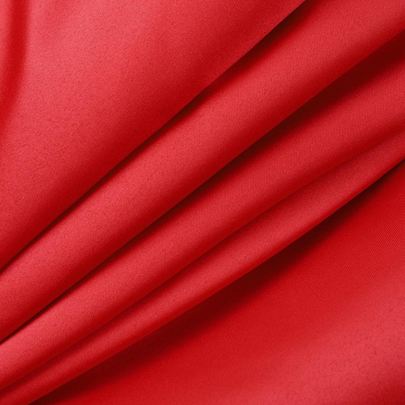 Spring and Summer Sexy Slim Fit Strapless Satin Dress