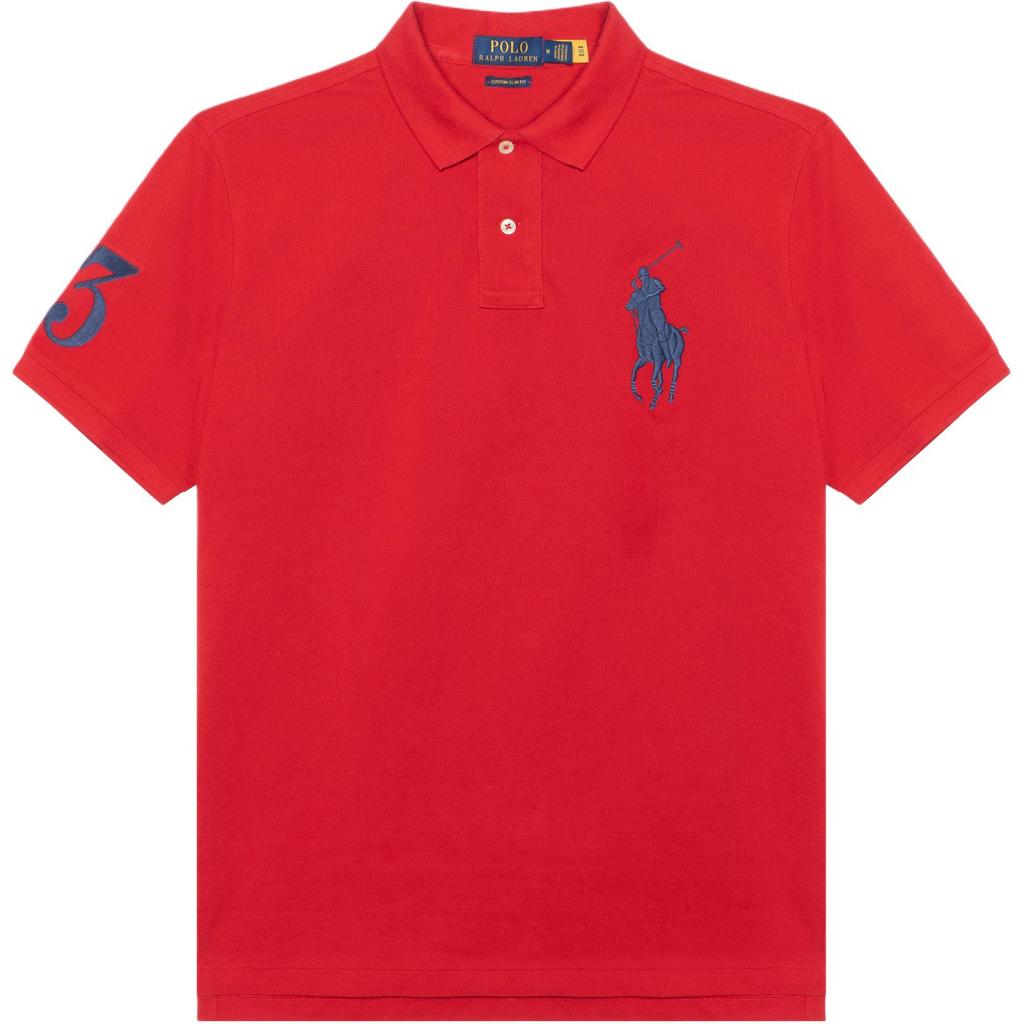 Polo Ralph Lauren Logo Vyšívané Ležérní Polo tričko s krátkým rukávem Pánské topy 710697457-038