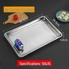 Wuhe 304 Stainless Steel Rectangular Serving Tray